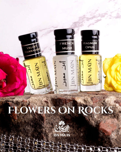  - FLOWERS ON ROCKS -  -  