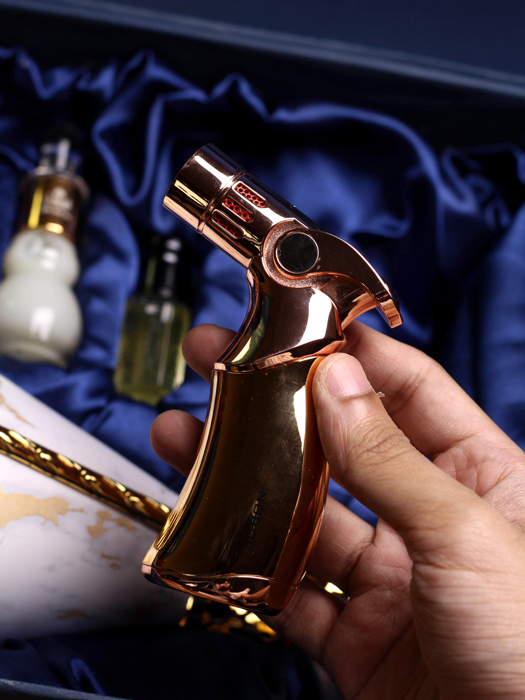 ROYAL BLUE | Luxury Perfume Oil & Incense Burner Set