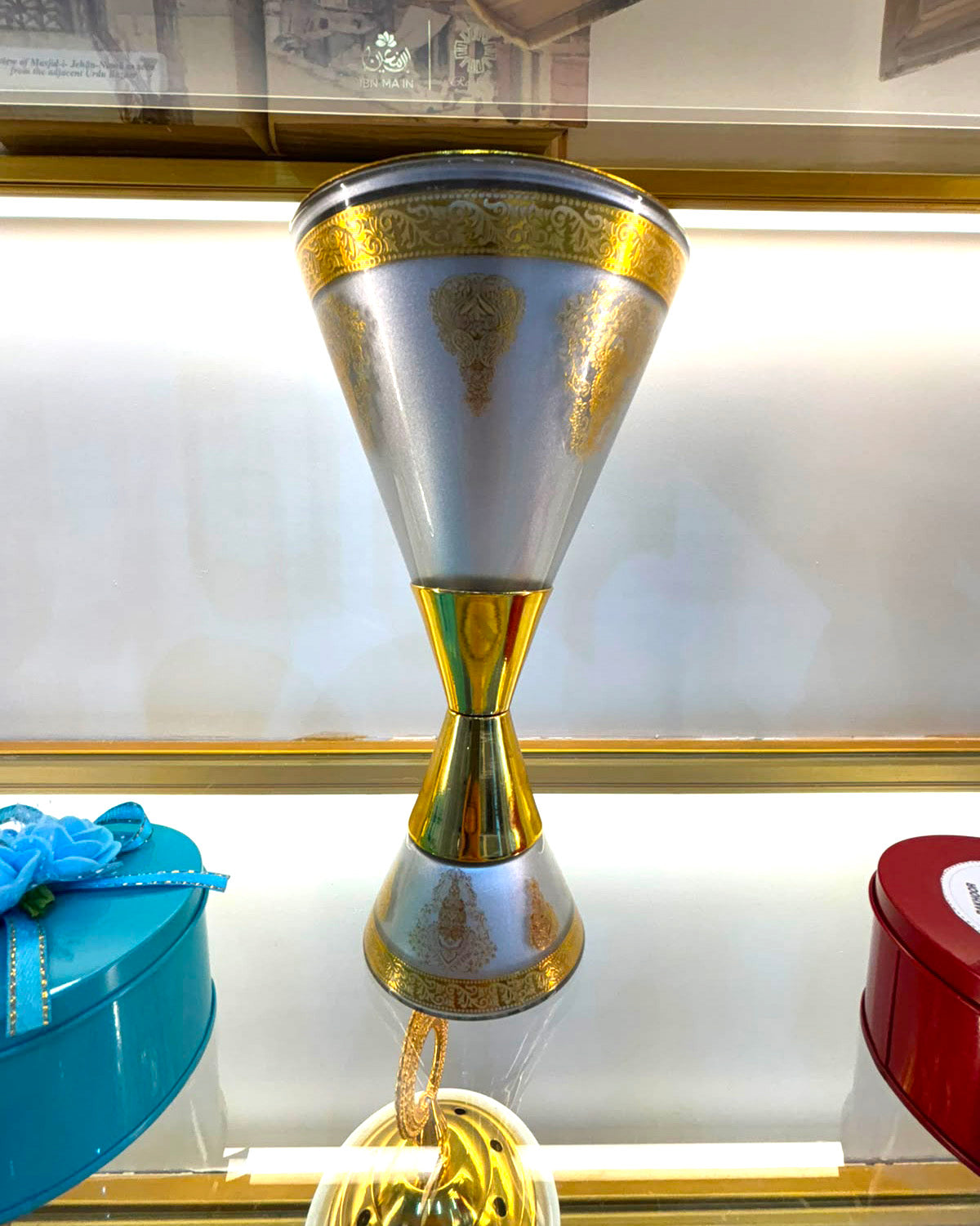Silver Sword Bakhoor Stand