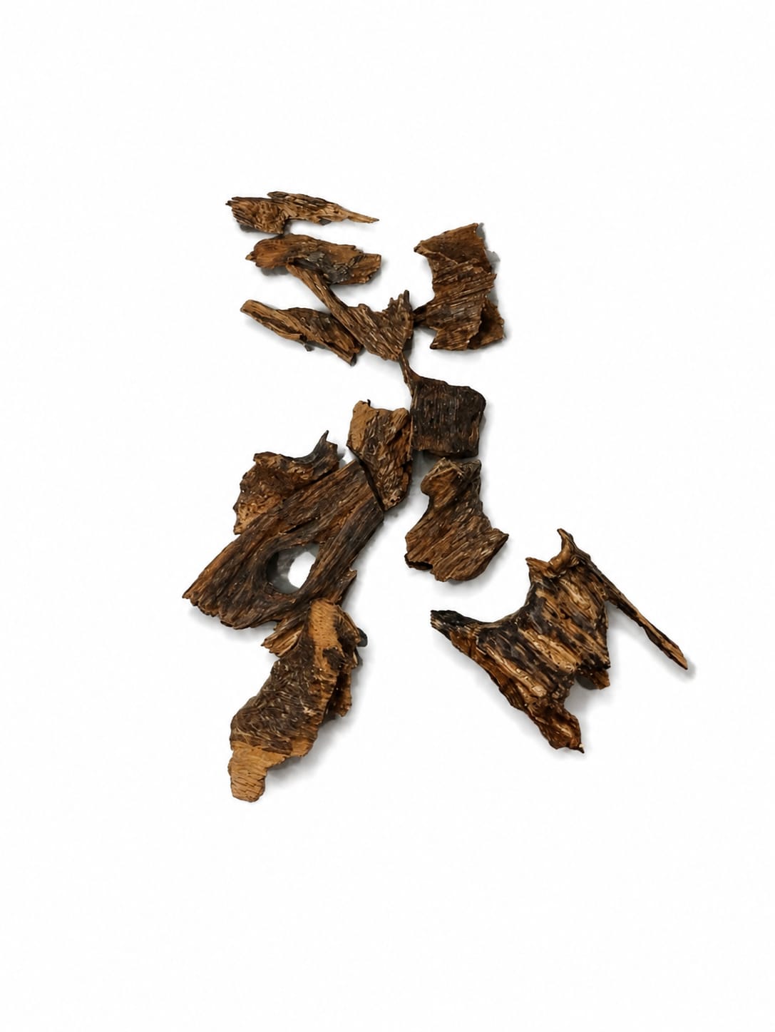 Hindi Oud Muri Chocolate agarwood chips from Shujanagar, Barlekha, Moulvibazar, Bangladesh