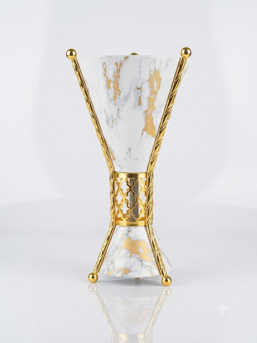 Italian Calacatta Gold Bakhoor Stand